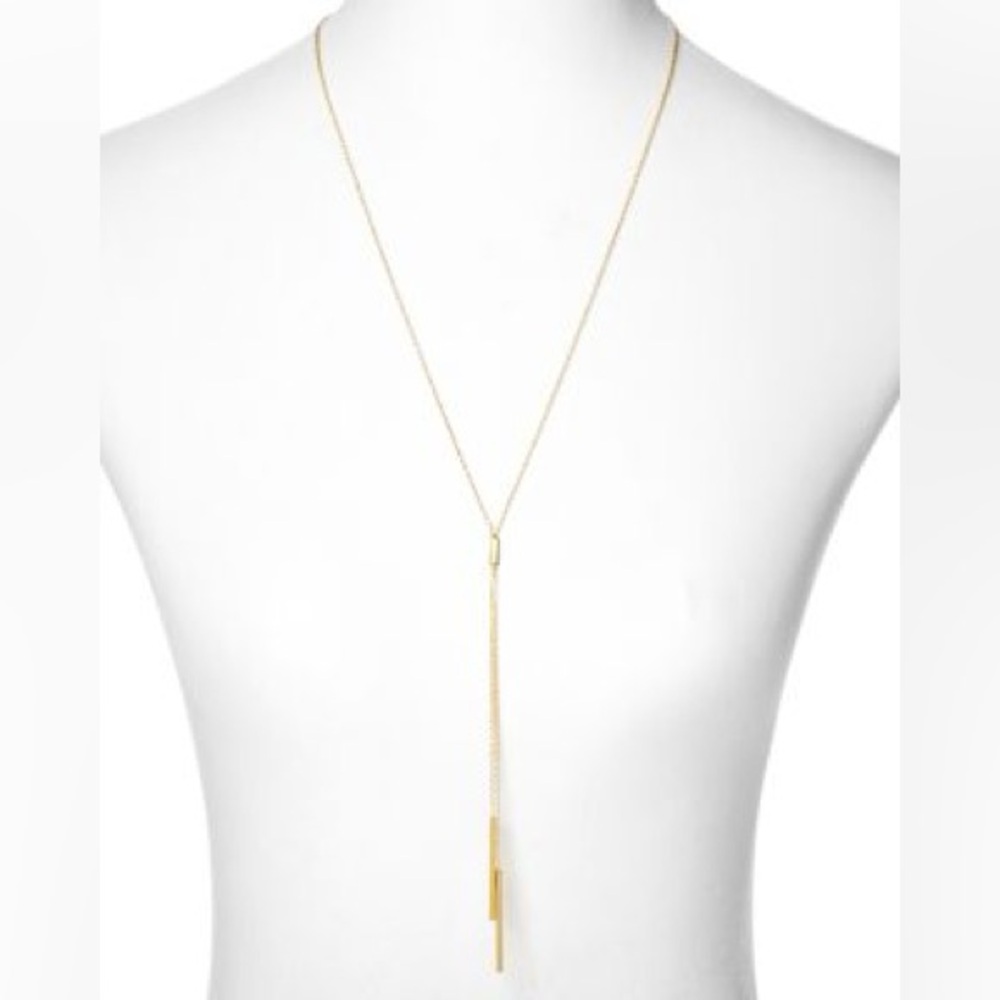 Gorjana Mave Lariat Gold Necklace
